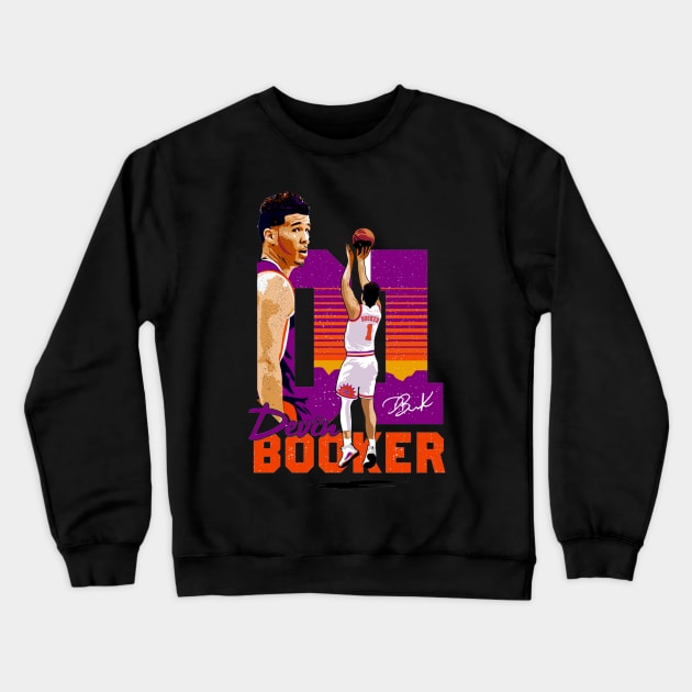 Devin-Booker Crewneck Sweatshirt by patonvmaynes